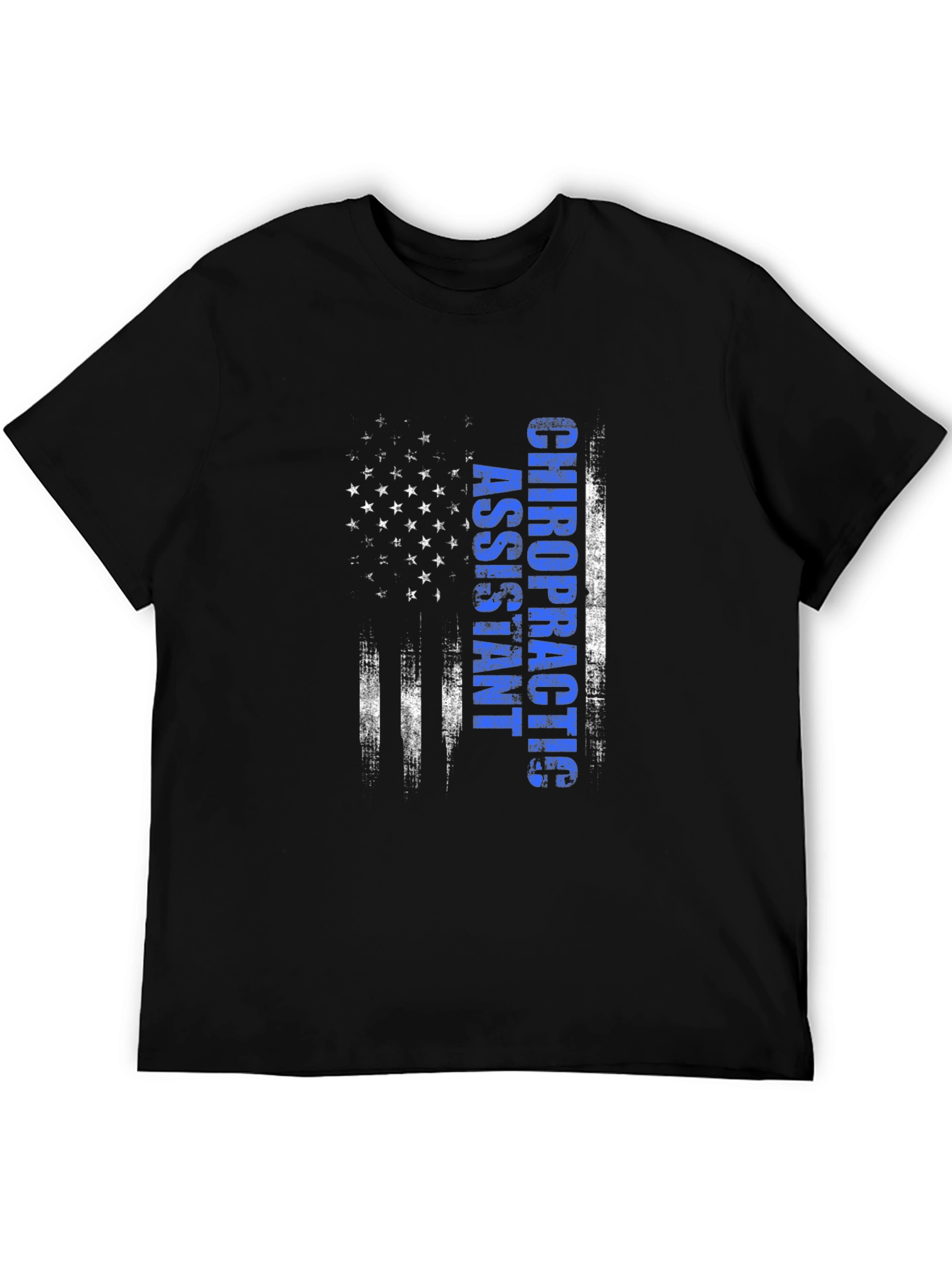 Chiropractic Assistant American Flag T-Shirt