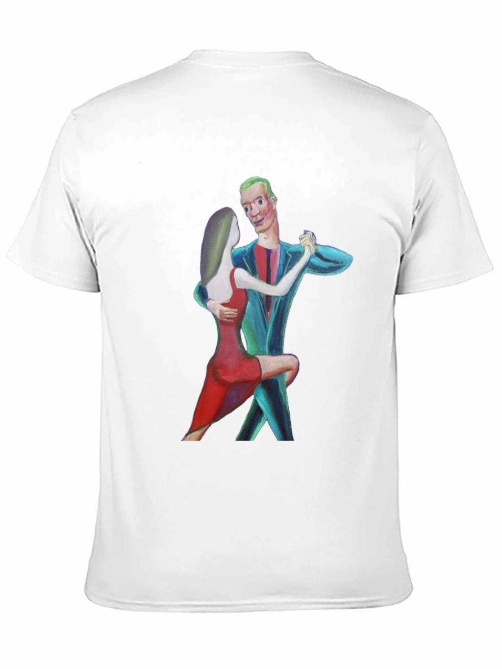 Dancing Couple Graphic Tee - Black
