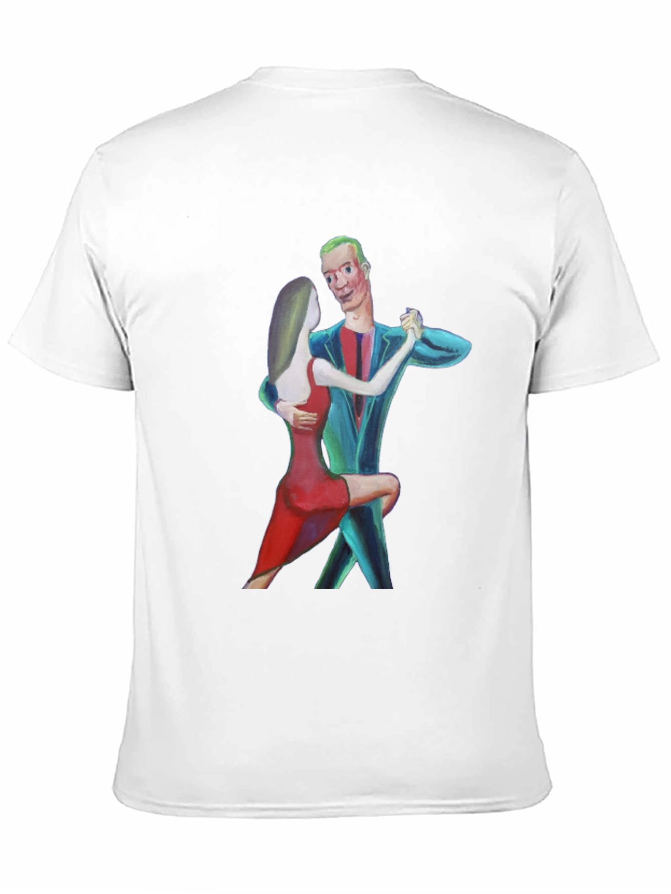 Dancing Couple Graphic Tee - Black