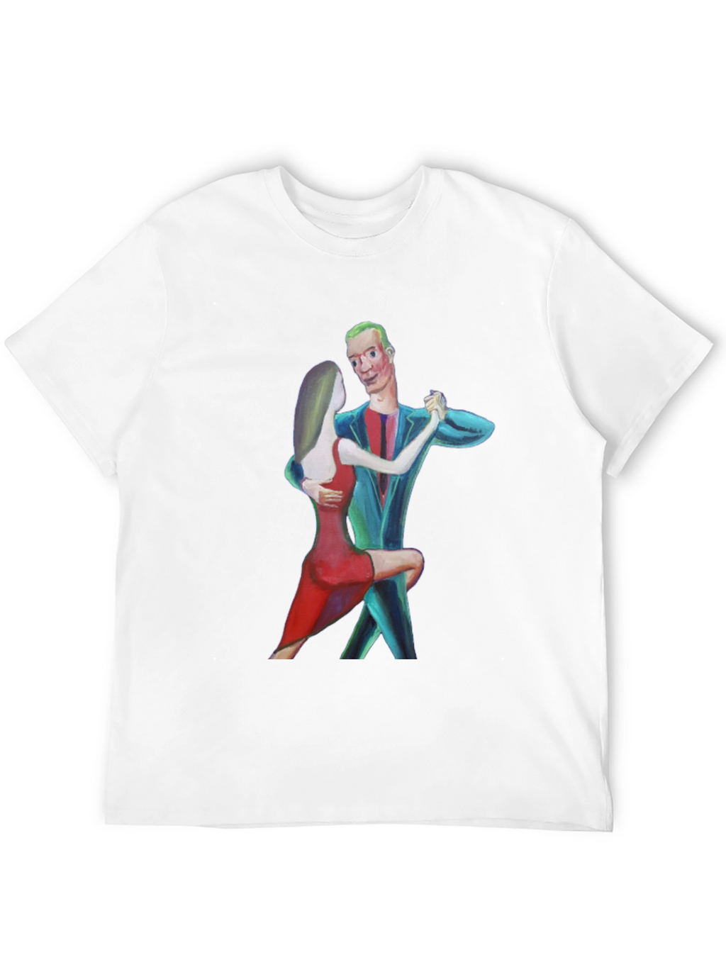 Dancing Couple Graphic Tee - Black