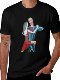 Dancing Couple Graphic Tee - Black