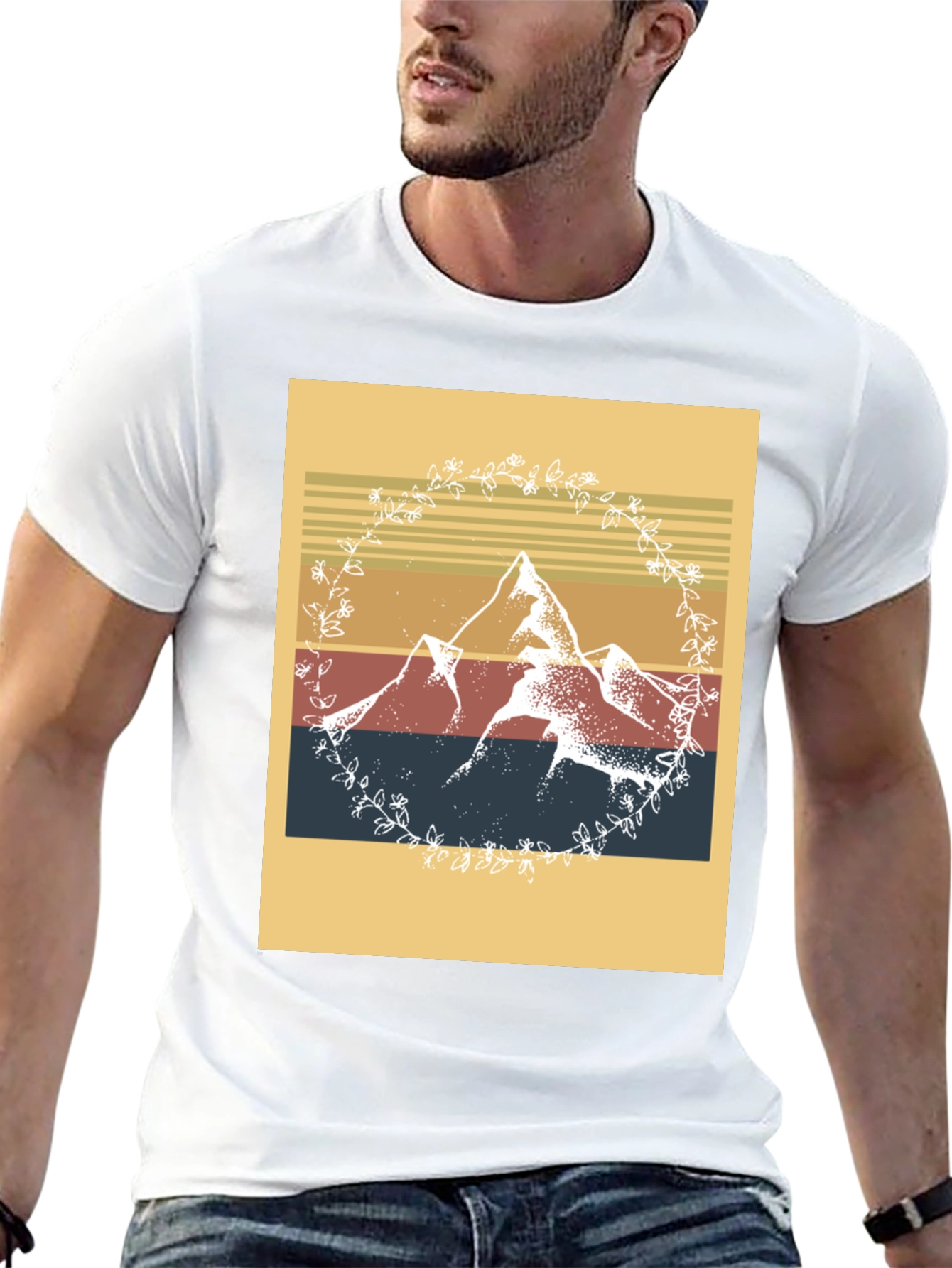 Mountain Graphic Tee - Nature Adventure T-Shirt