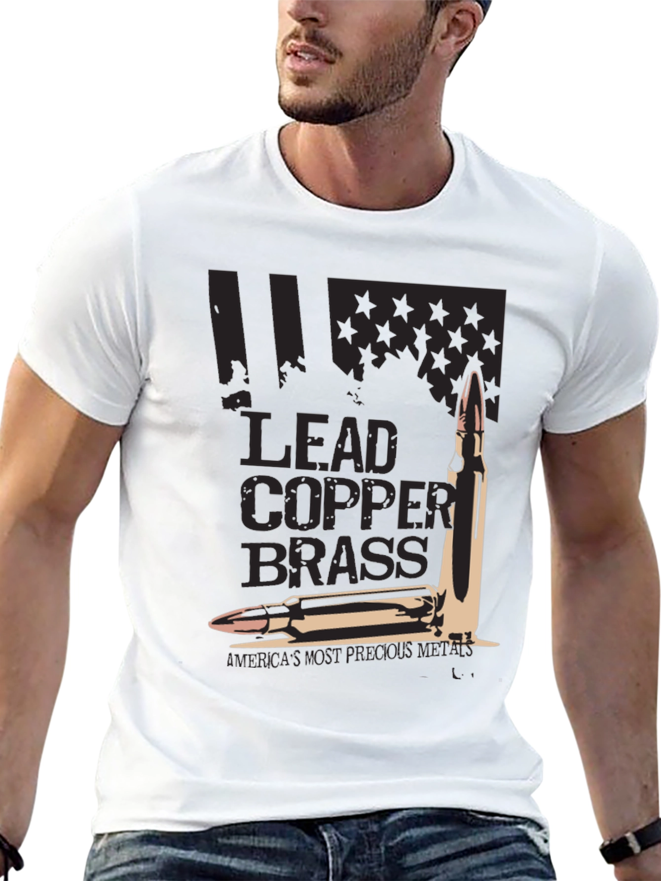 Lead Copper Brass Patriotic T-Shirt