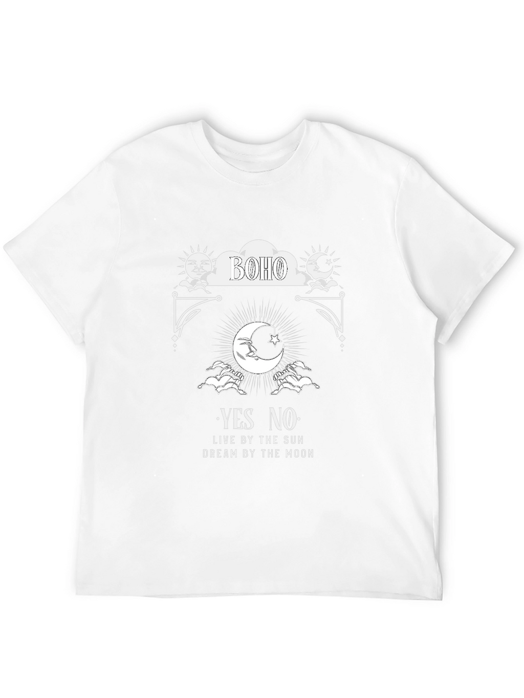 Boho Sun and Moon Graphic Tee