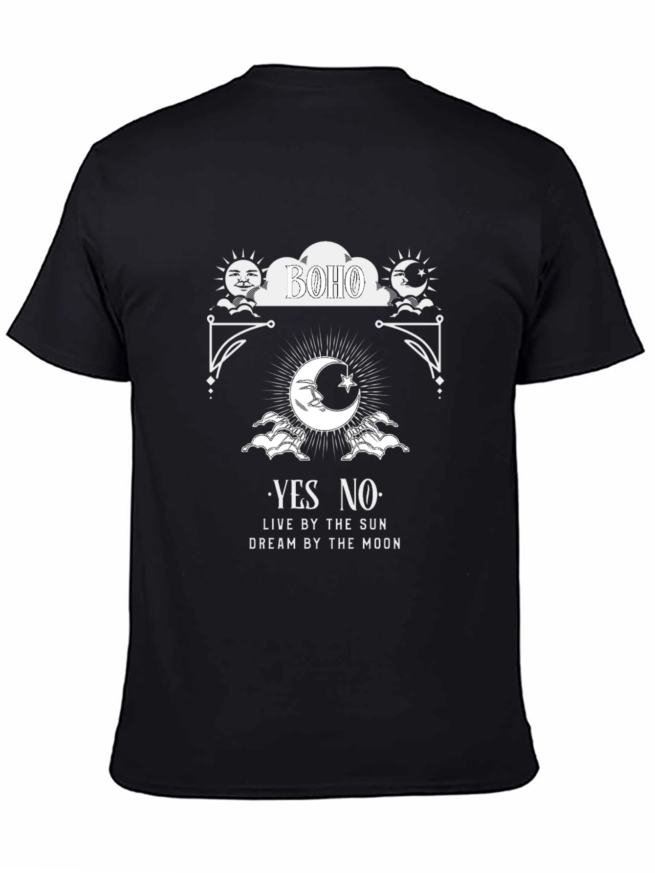 Boho Sun and Moon Graphic Tee
