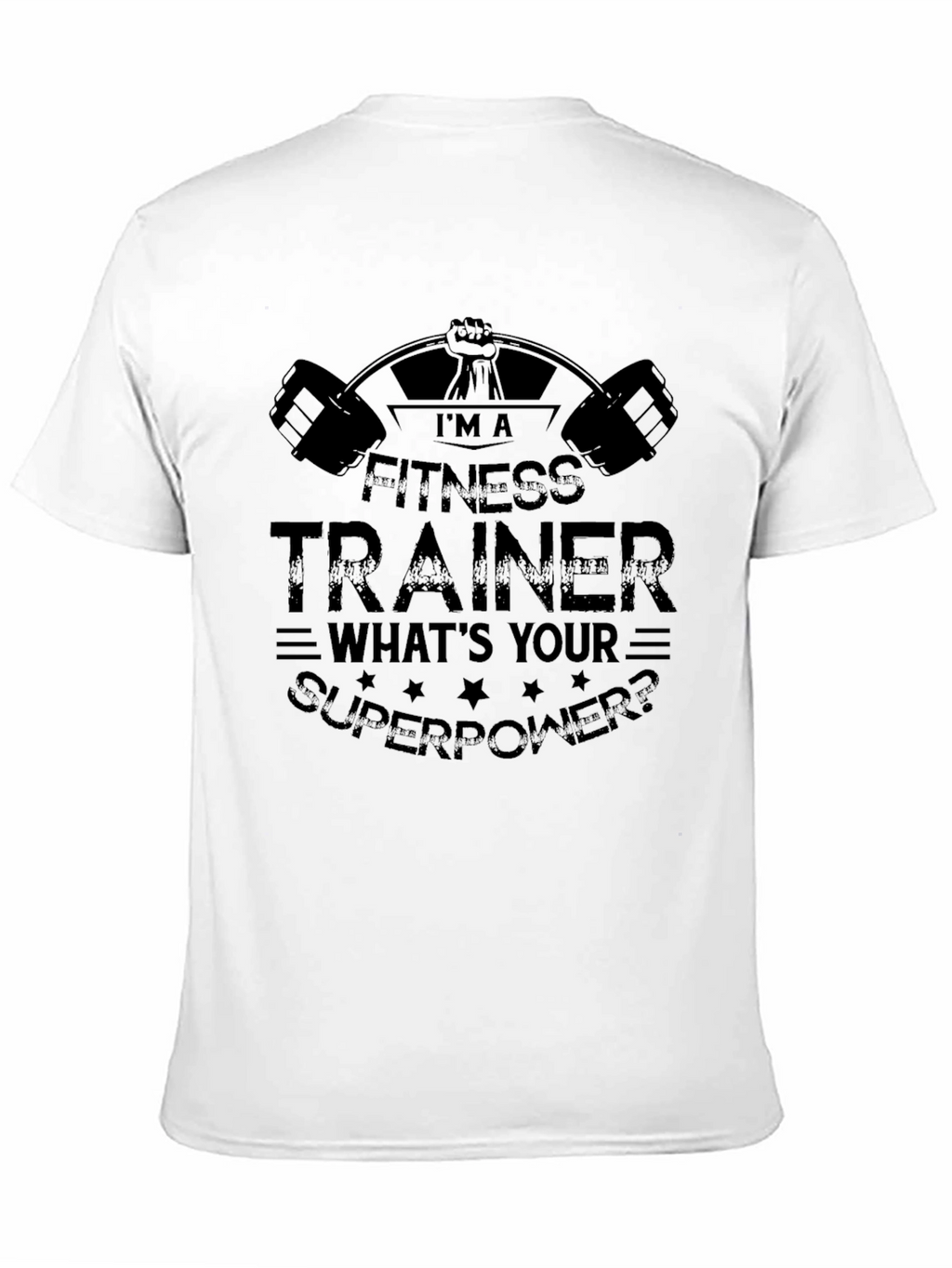 Fitness Trainer Superpower T-Shirt - Gym Workout Apparel