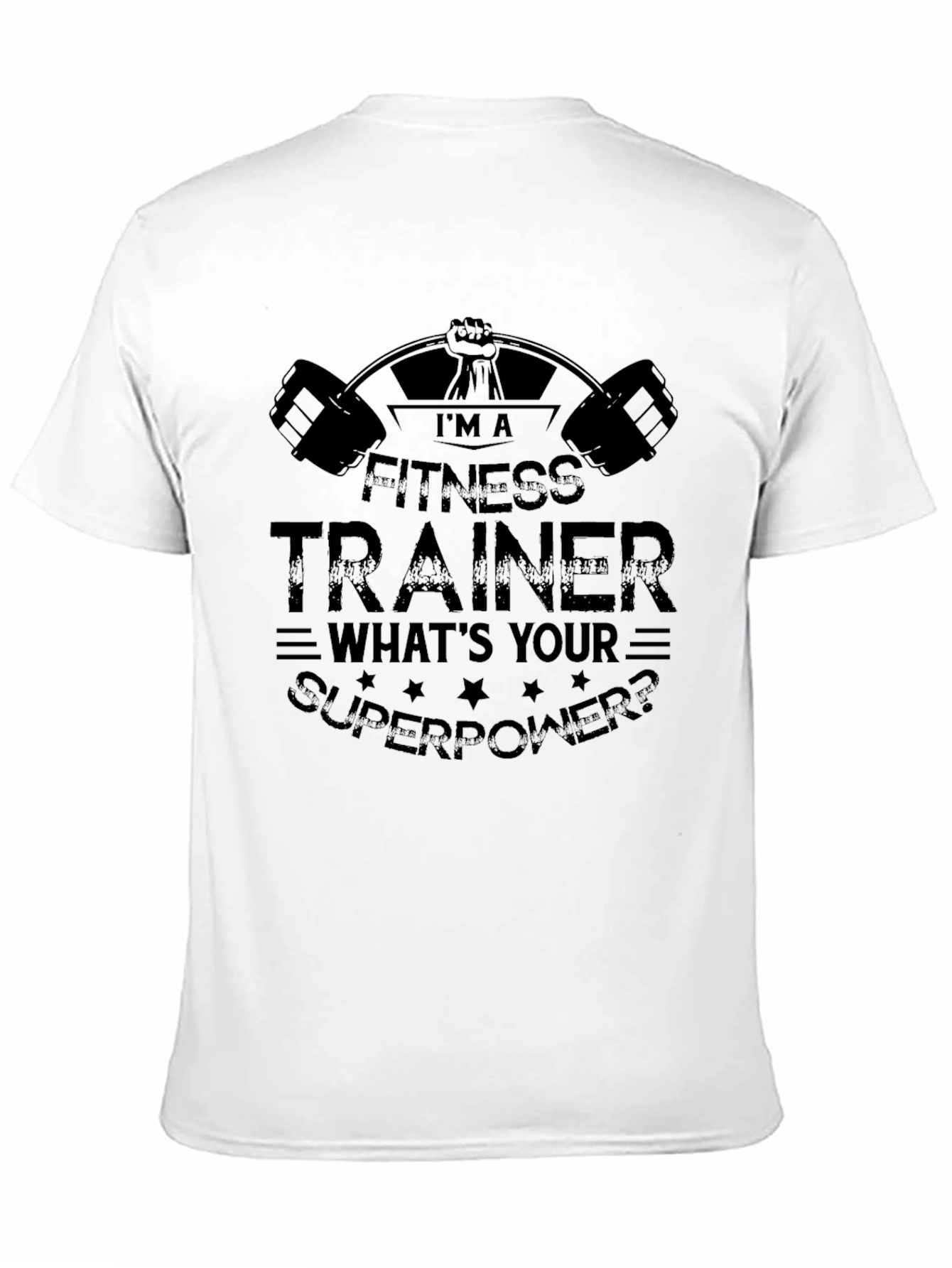 Fitness Trainer Superpower T-Shirt - Gym Workout Apparel