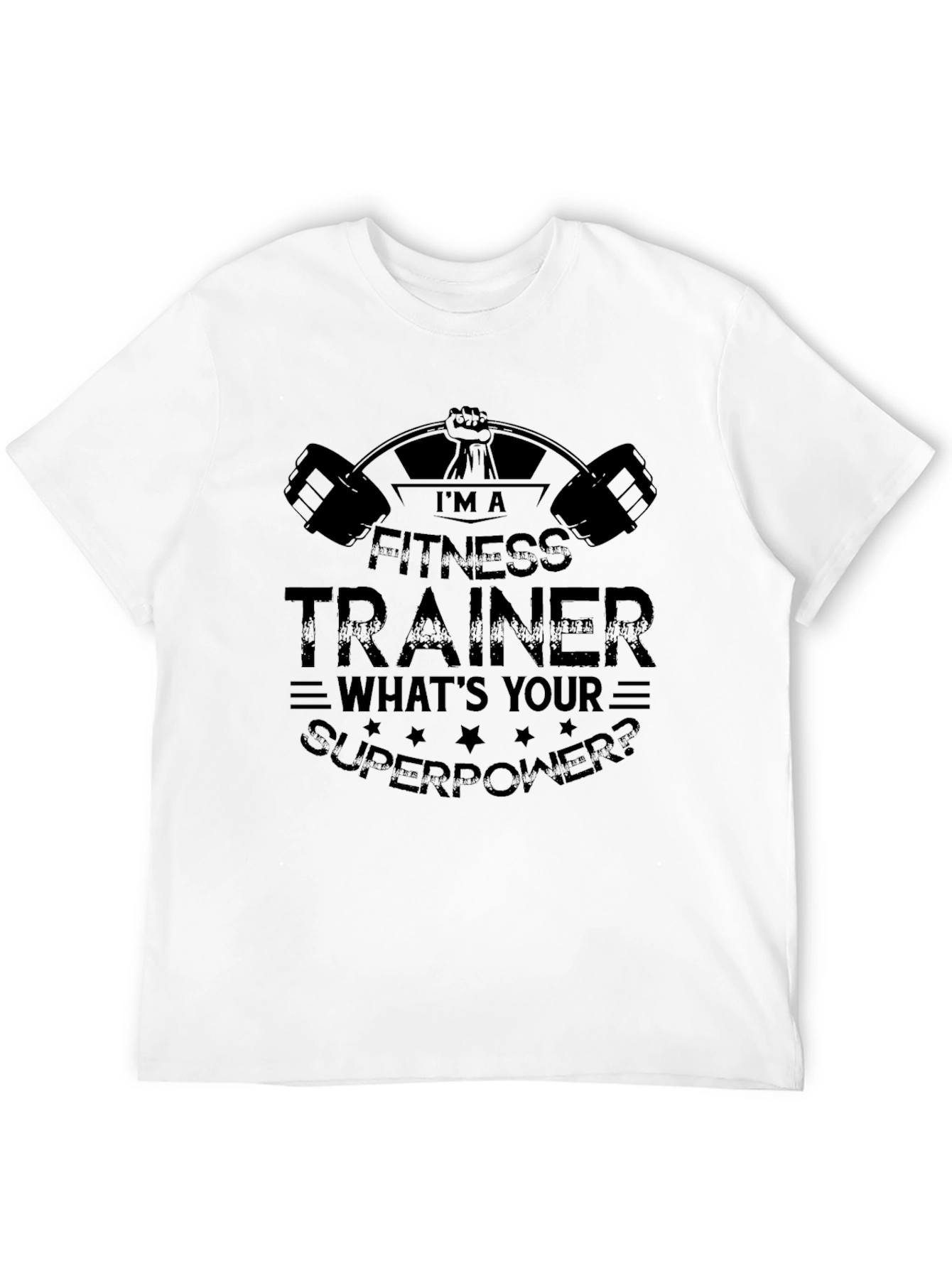 Fitness Trainer Superpower T-Shirt - Gym Workout Apparel