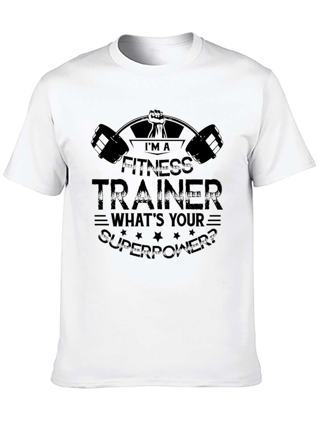Fitness Trainer Superpower T-Shirt - Gym Workout Apparel