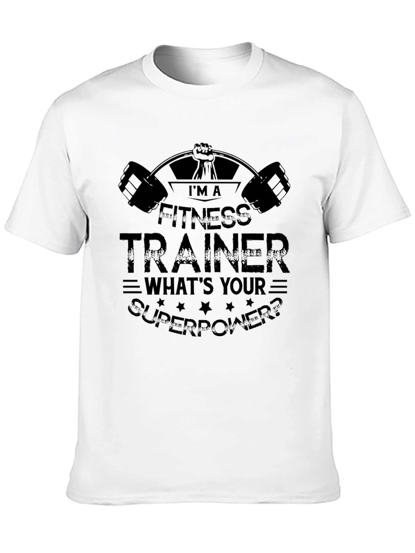 Fitness Trainer Superpower T-Shirt - Gym Workout Apparel