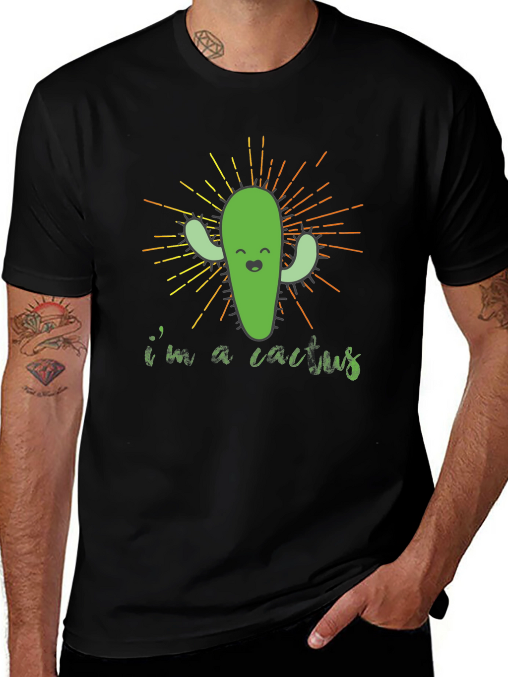 Im A Cactus Graphic T-Shirt