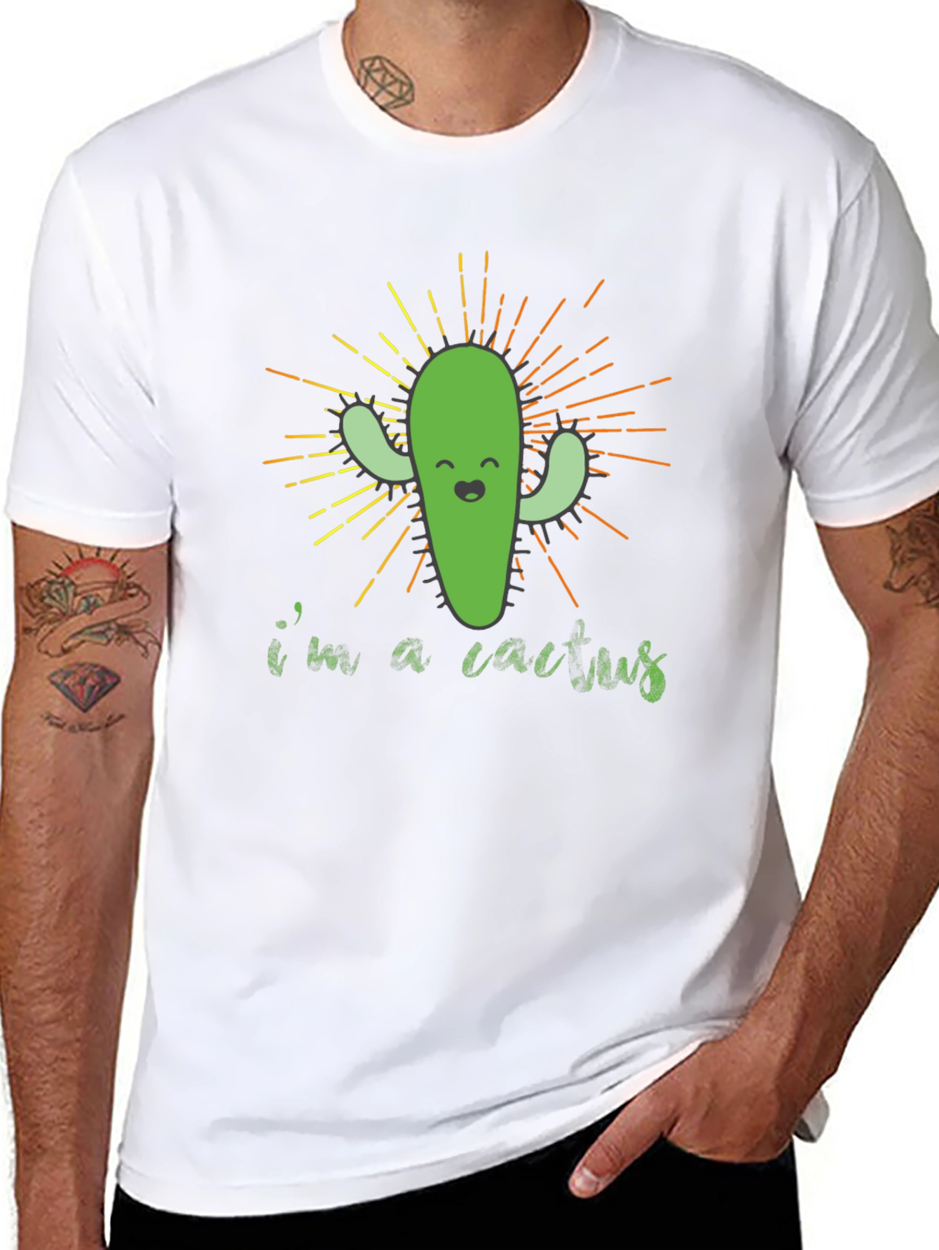Im A Cactus Graphic T-Shirt