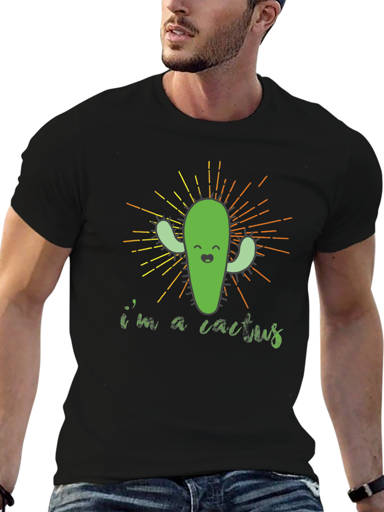 Im A Cactus Graphic T-Shirt