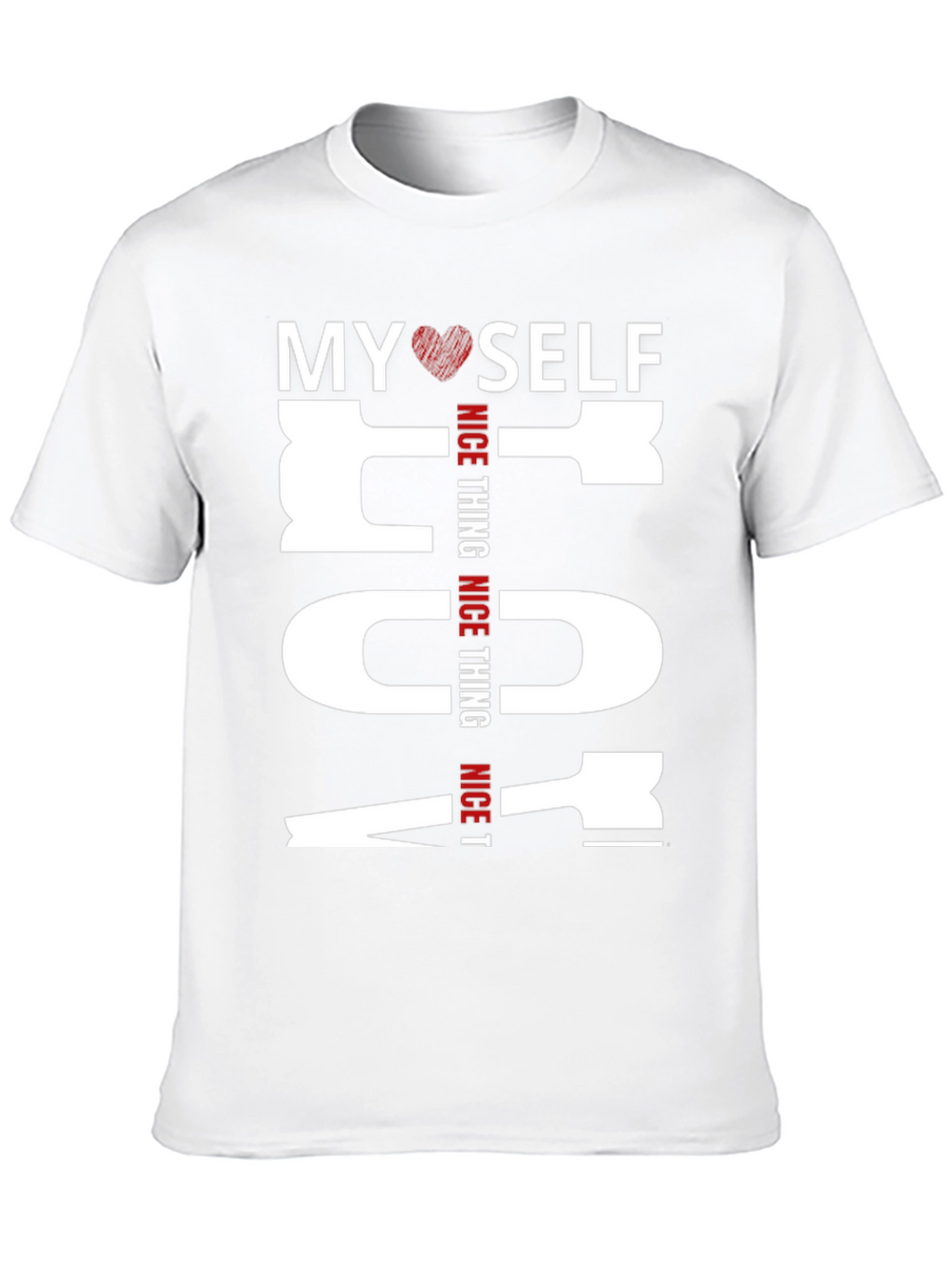 My Heart Self Nice Thing Graphic Tee - Black