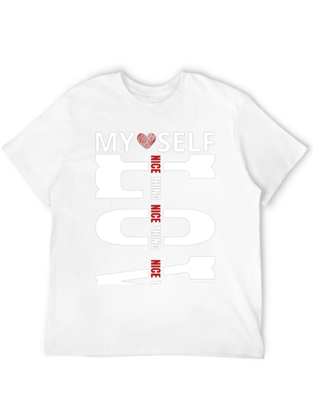 My Heart Self Nice Thing Graphic Tee - Black