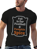 Fall Football & Pumpkin Spice T-Shirt