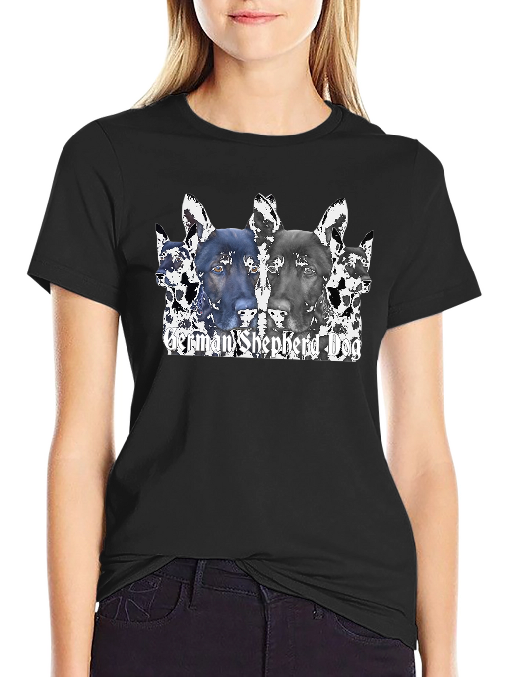 German Shepherd Dog Graphic T-Shirt