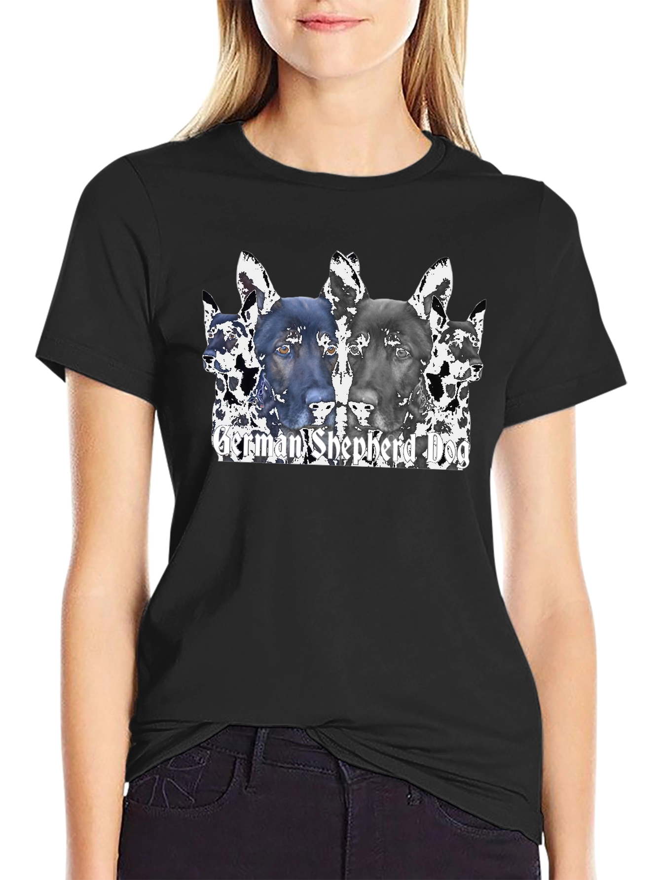 German Shepherd Dog Graphic T-Shirt