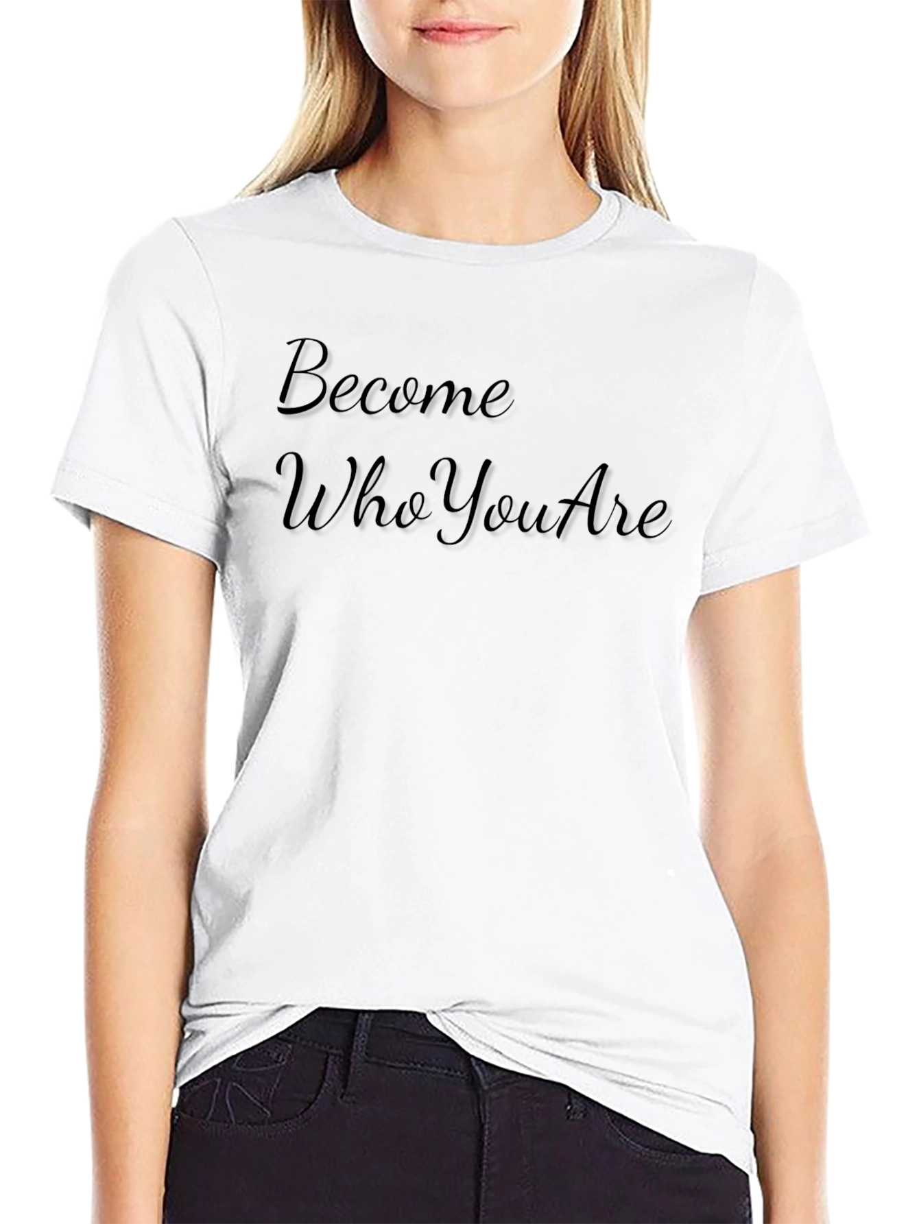 Become Who You Are Black Tee