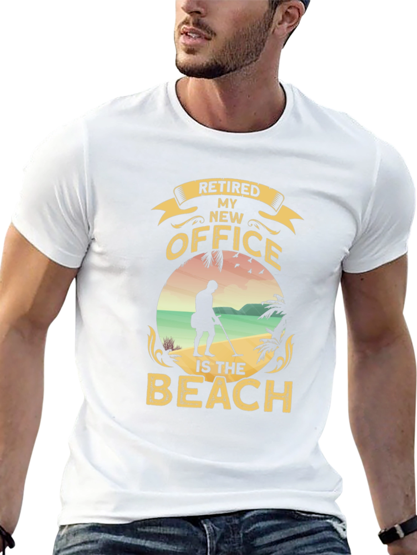 Retired My New Office Beach T-Shirt