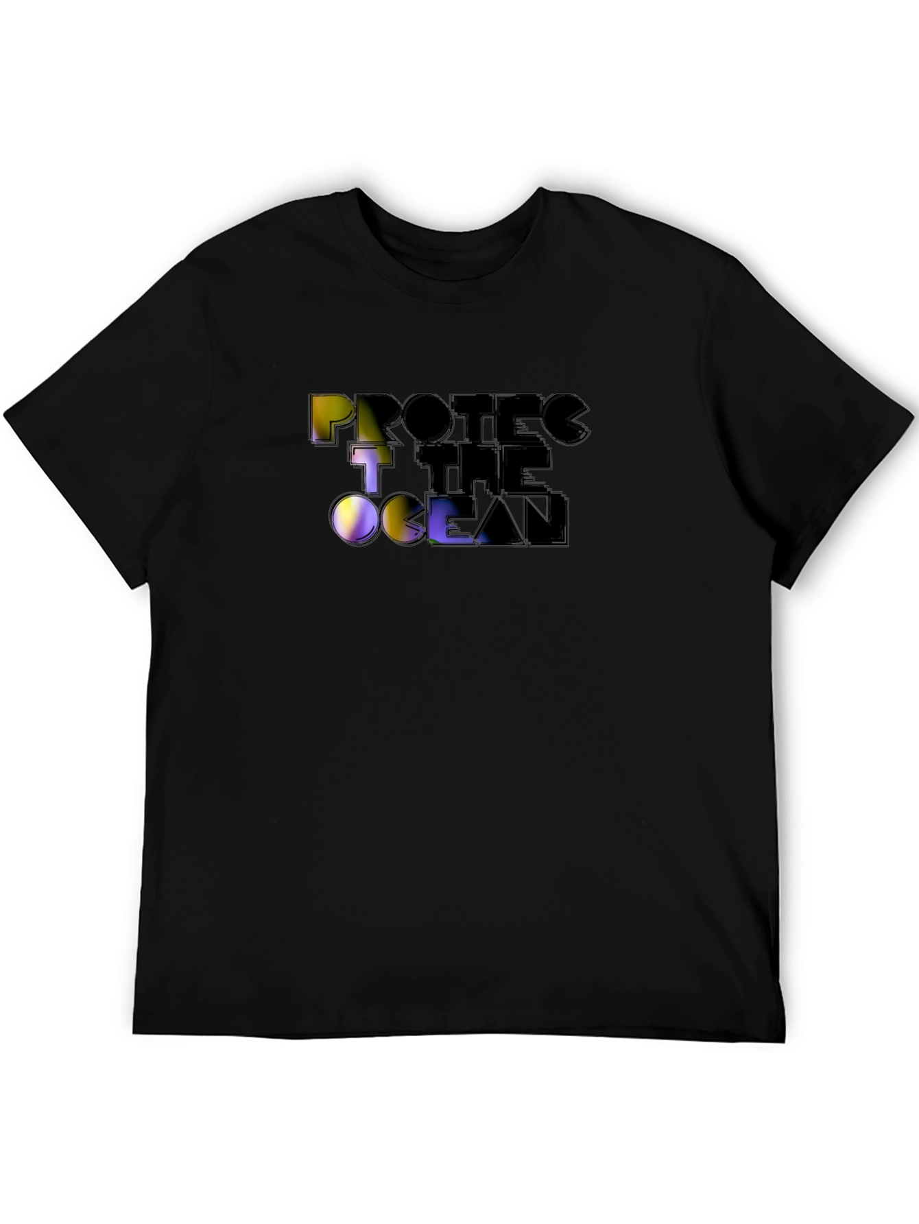 Protect The Ocean Graphic Tee - Black