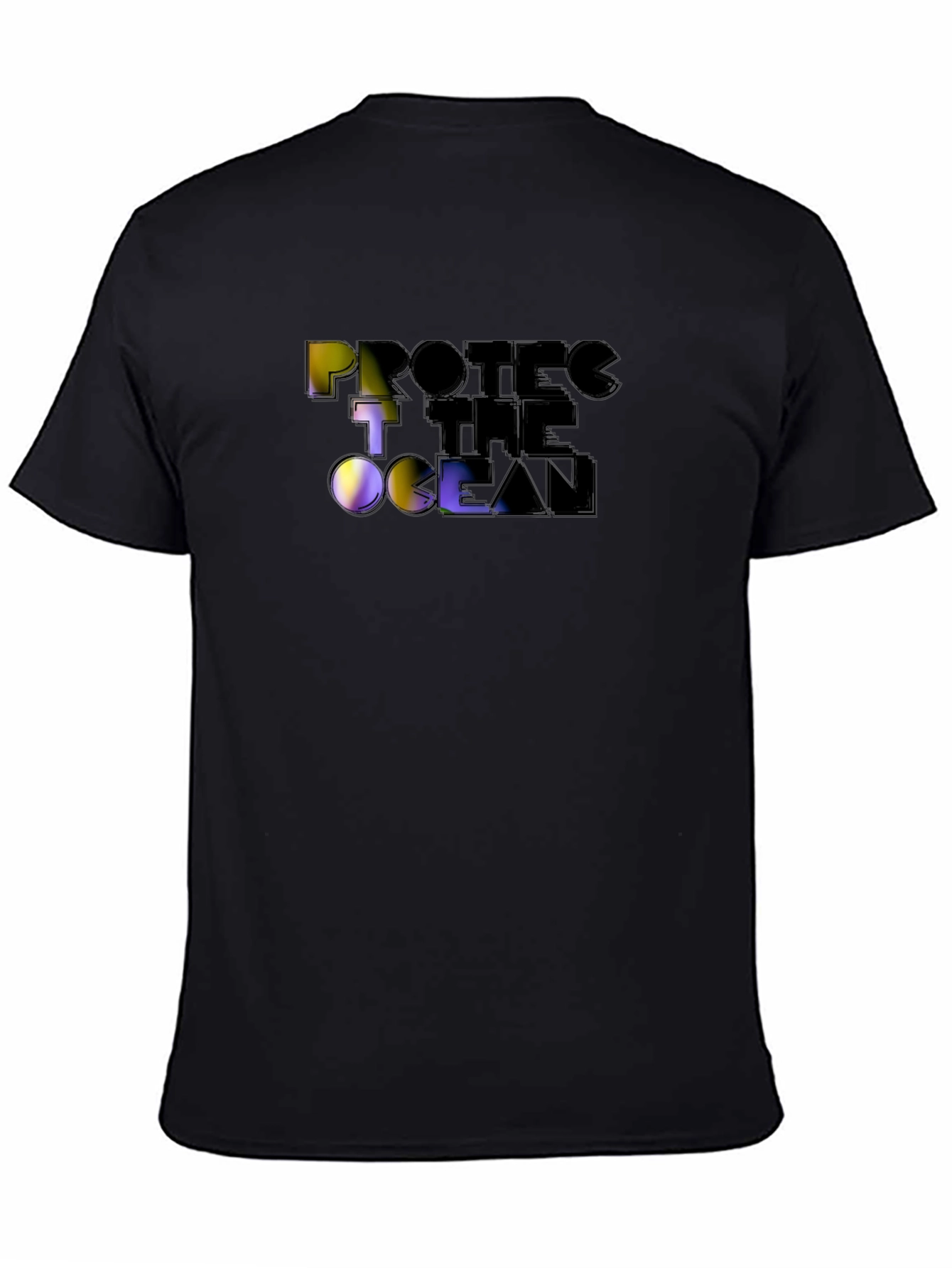 Protect The Ocean Graphic Tee - Black