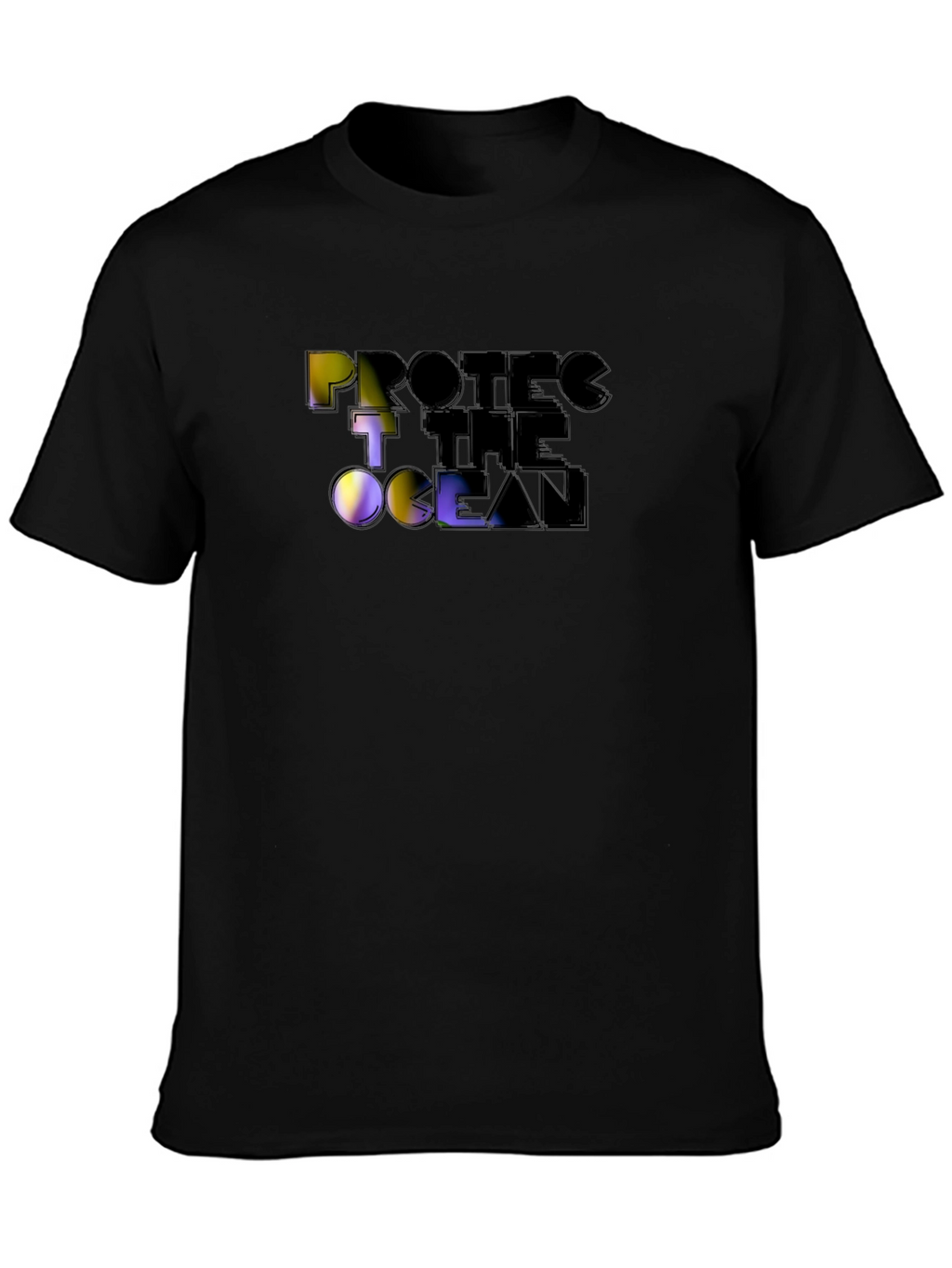 Protect The Ocean Graphic Tee - Black