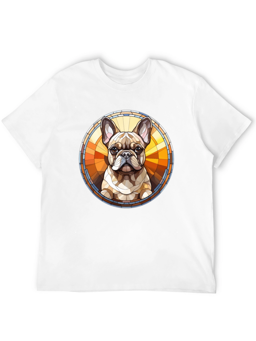 French Bulldog Art Black Tee