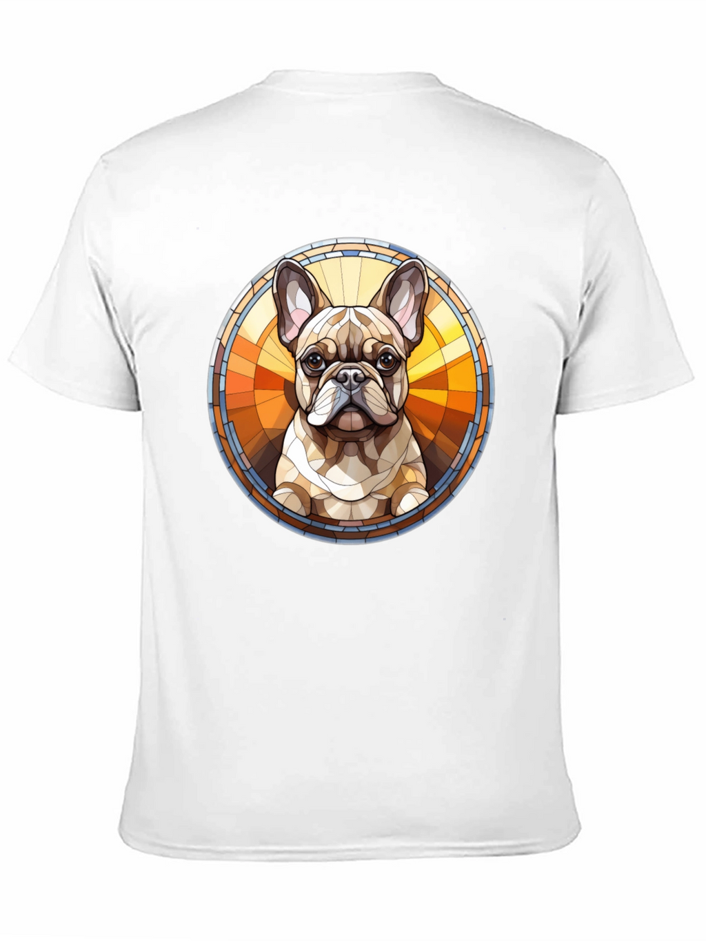 French Bulldog Art Black Tee