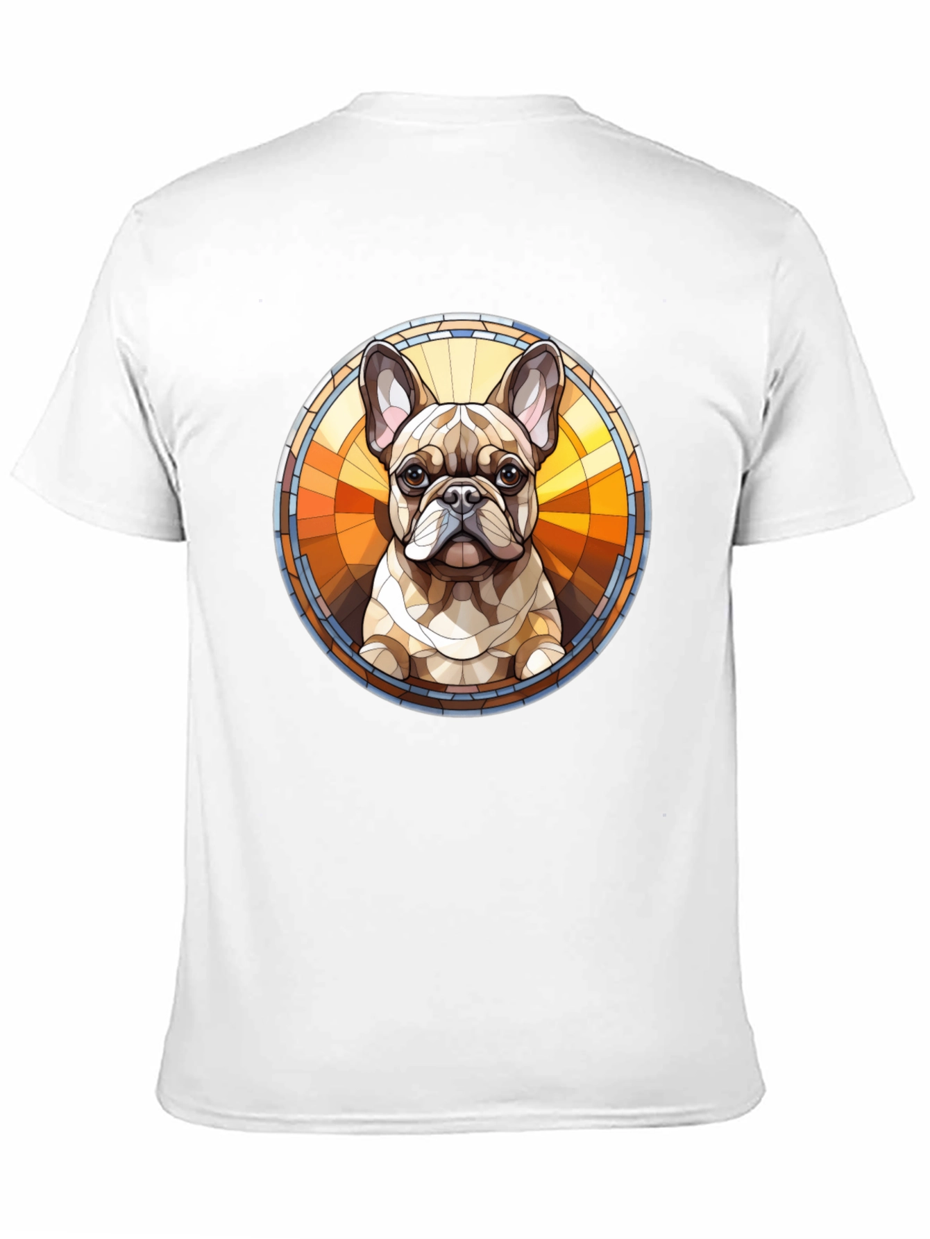 French Bulldog Art Black Tee
