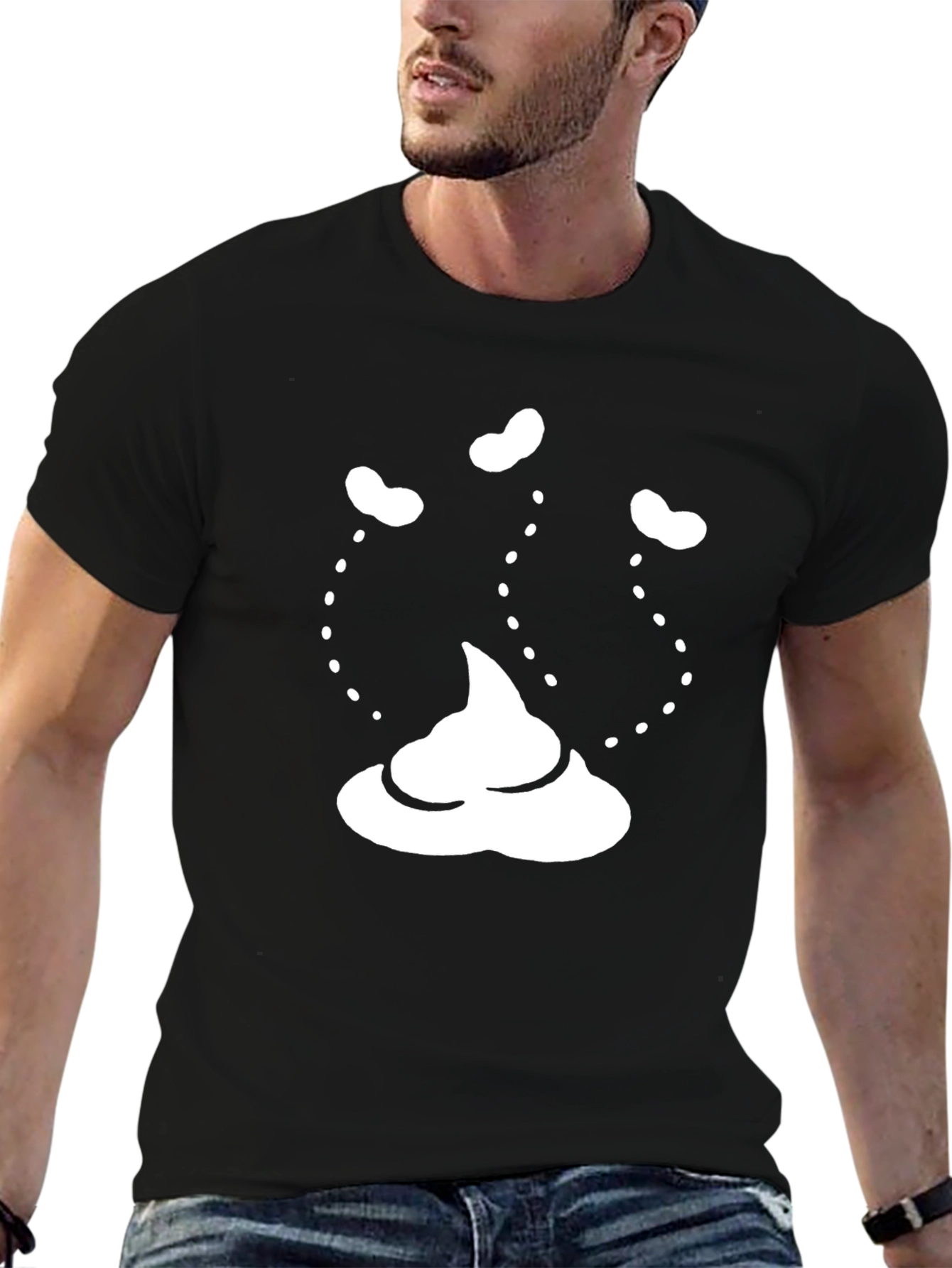 Novelty Poop Emoji T-Shirt - Funny Graphic Tee