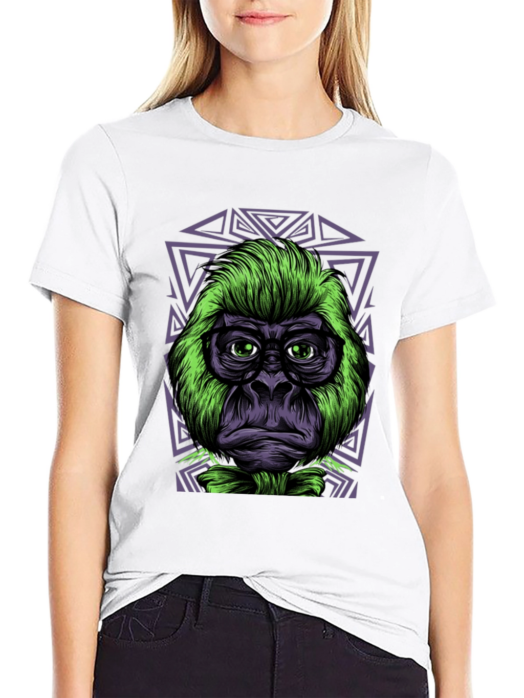 Cool Gorilla Graphic Tee - Black Cotton T-Shirt