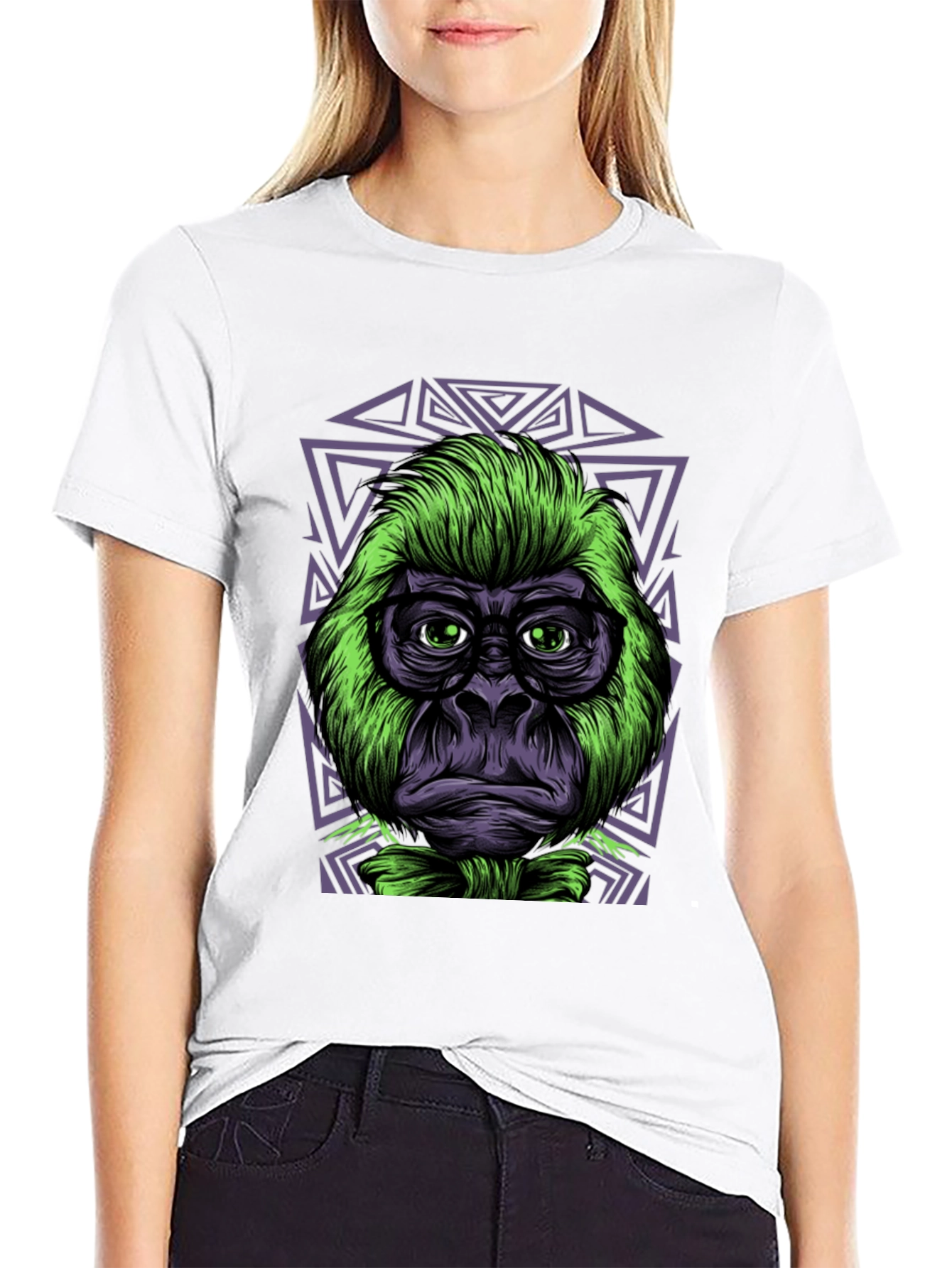 Cool Gorilla Graphic Tee - Black Cotton T-Shirt