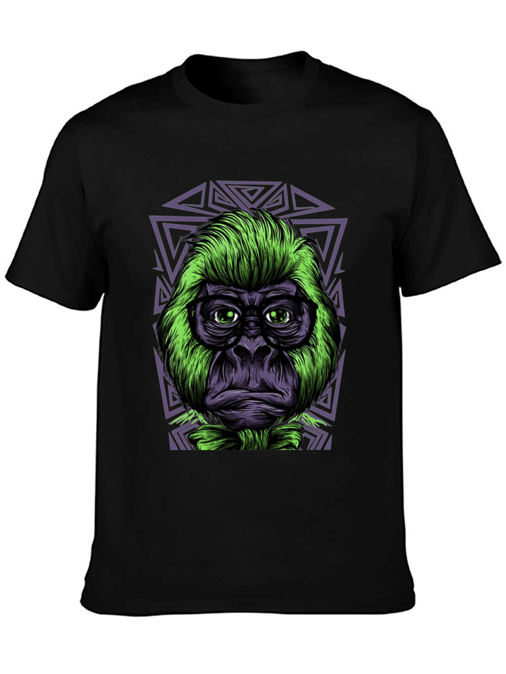 Cool Gorilla Graphic Tee - Black Cotton T-Shirt
