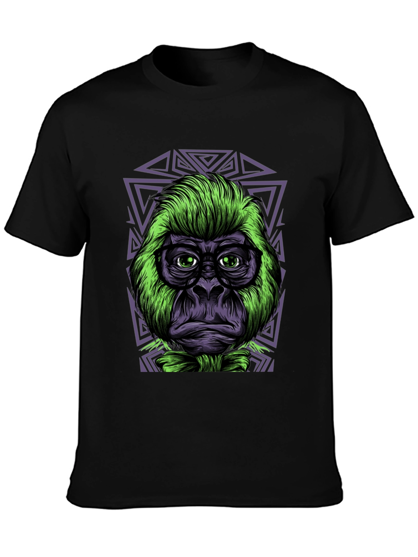 Cool Gorilla Graphic Tee - Black Cotton T-Shirt