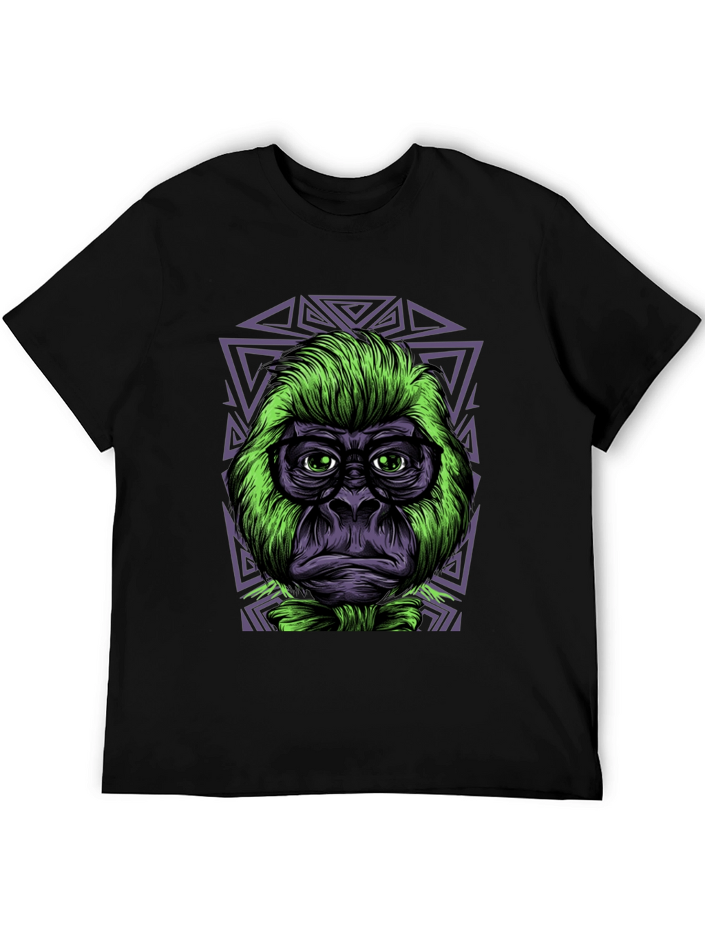 Cool Gorilla Graphic Tee - Black Cotton T-Shirt