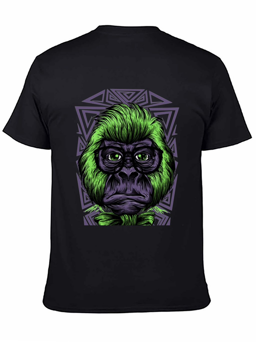 Cool Gorilla Graphic Tee - Black Cotton T-Shirt
