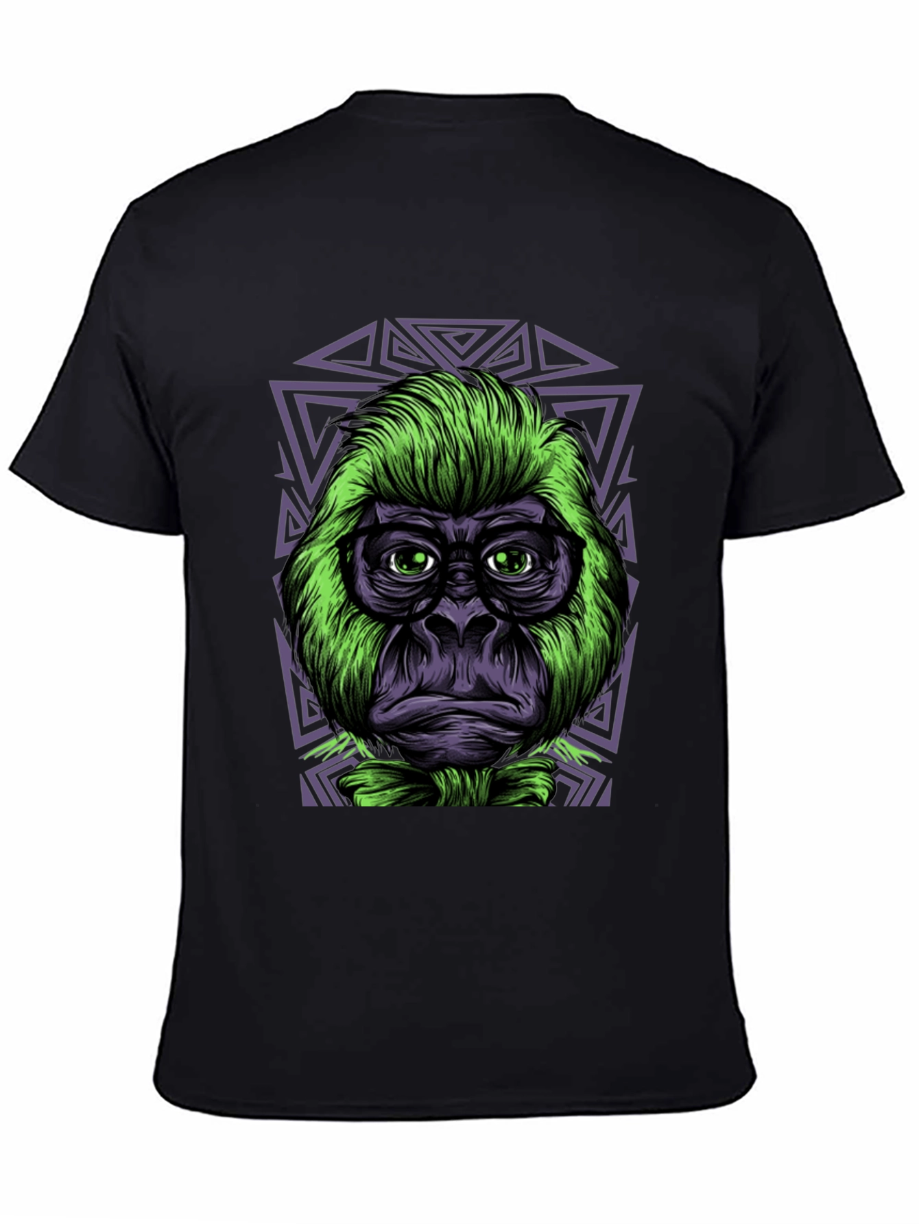 Cool Gorilla Graphic Tee - Black Cotton T-Shirt