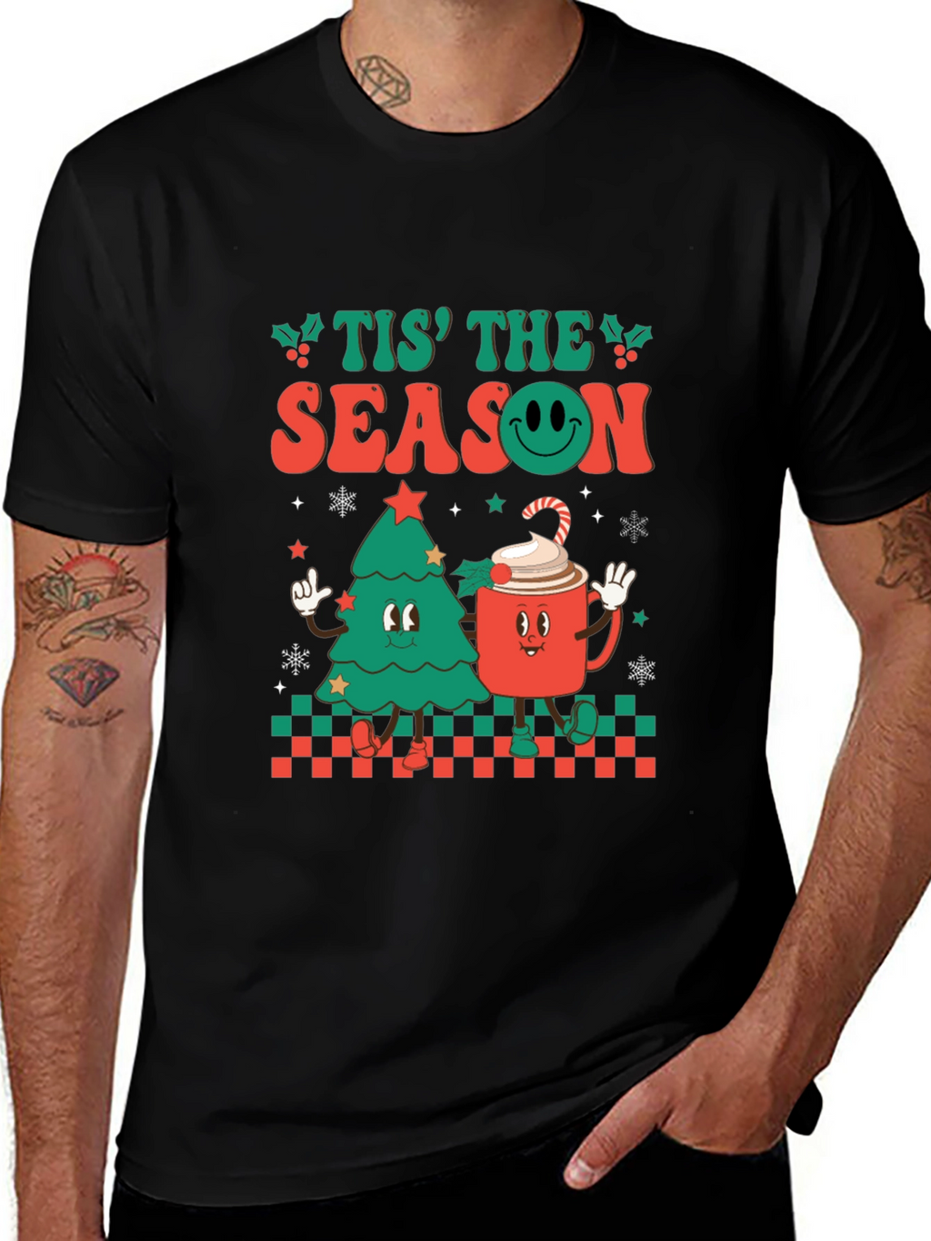 Tis the Season Holiday Graphic T-Shirt