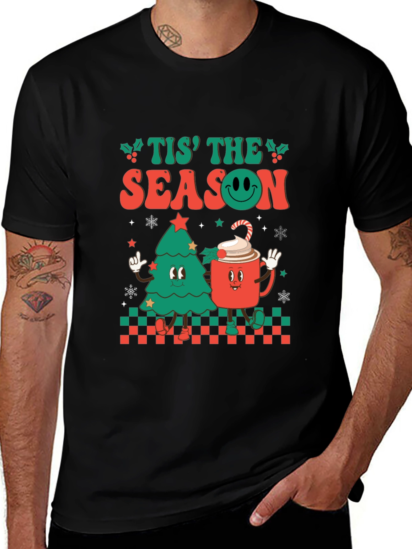 Tis the Season Holiday Graphic T-Shirt