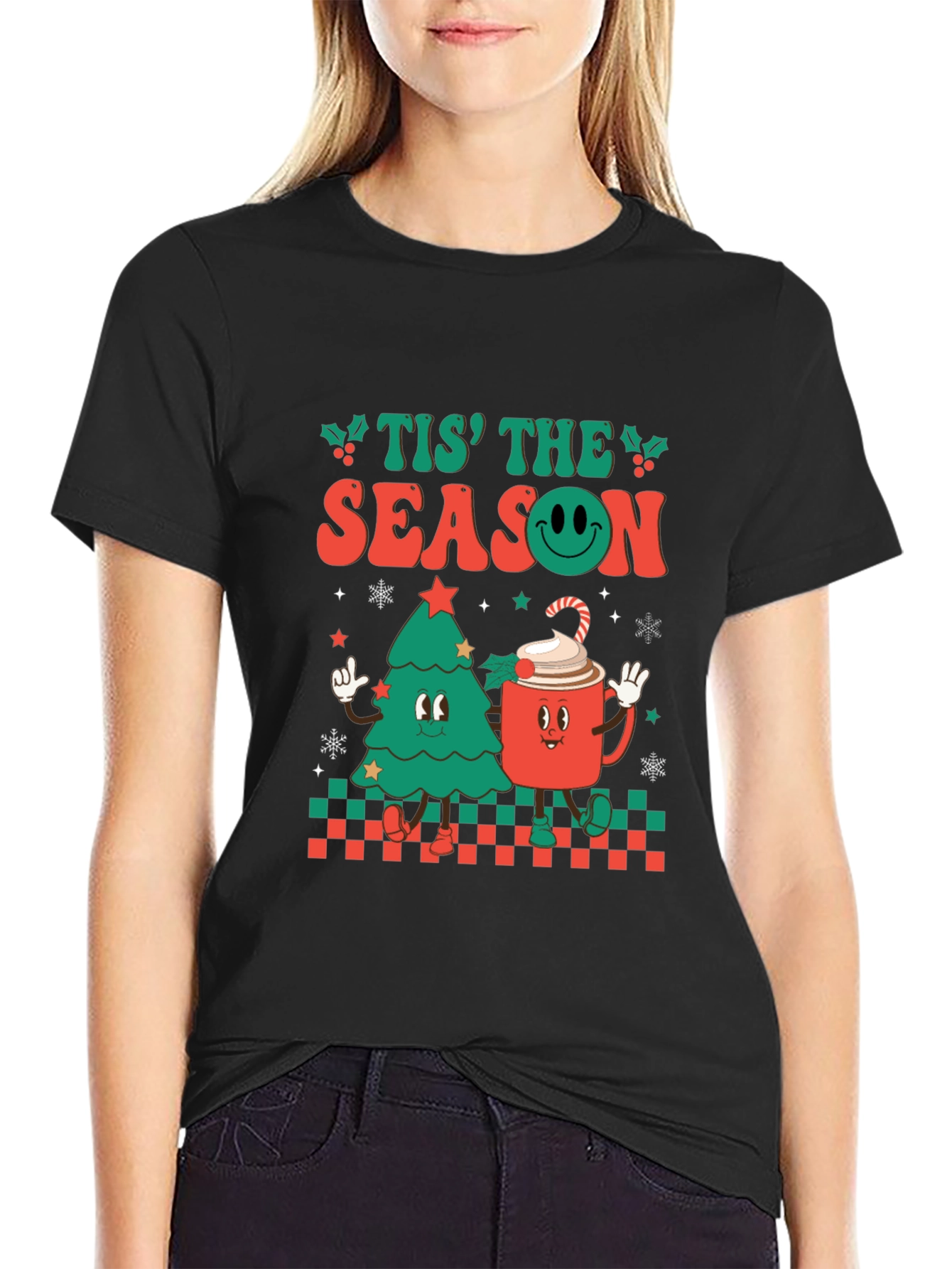 Tis the Season Holiday Graphic T-Shirt