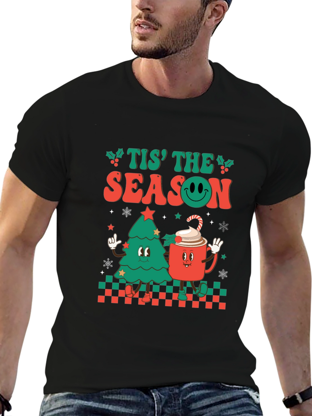 Tis the Season Holiday Graphic T-Shirt