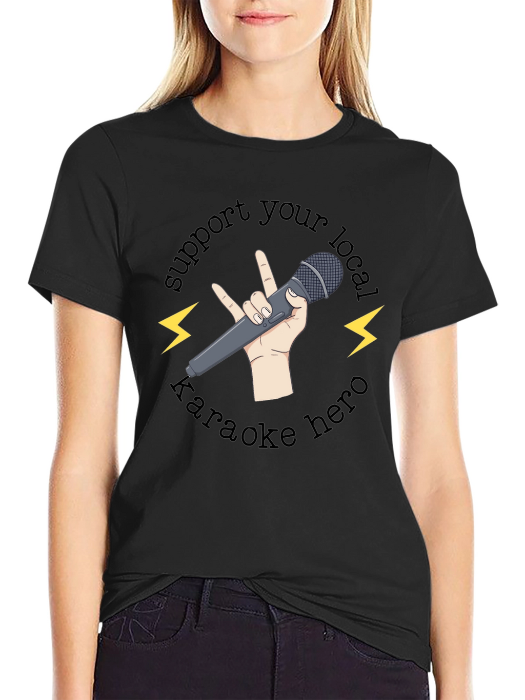 Support Your Local Karaoke Hero T-Shirt