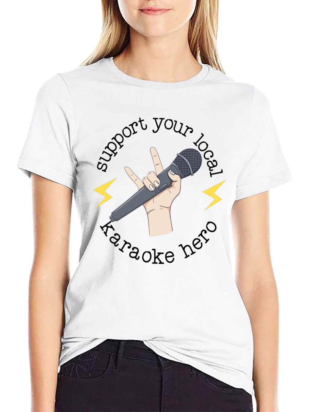 Support Your Local Karaoke Hero T-Shirt
