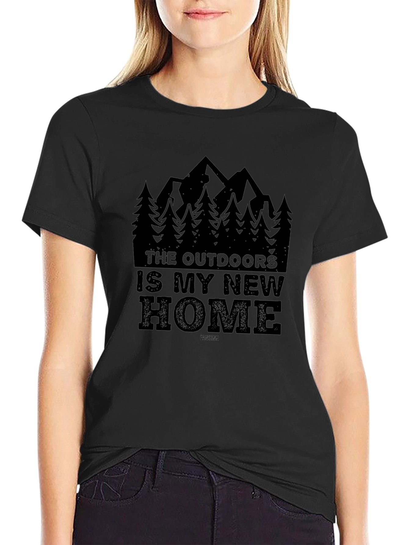 Outdoor Adventure Tee: The Outdoors Is My New Home T-Shirt