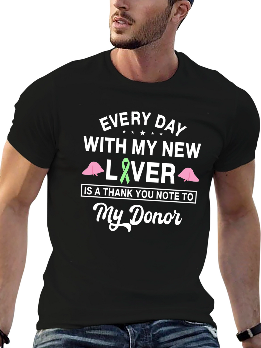 Liver Transplant Awareness T-Shirt Donor Appreciation Tee