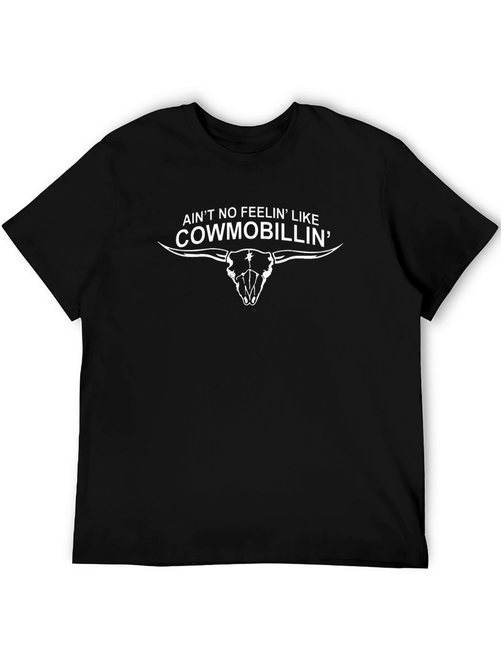 Cowmobillin Graphic T-Shirt - Black