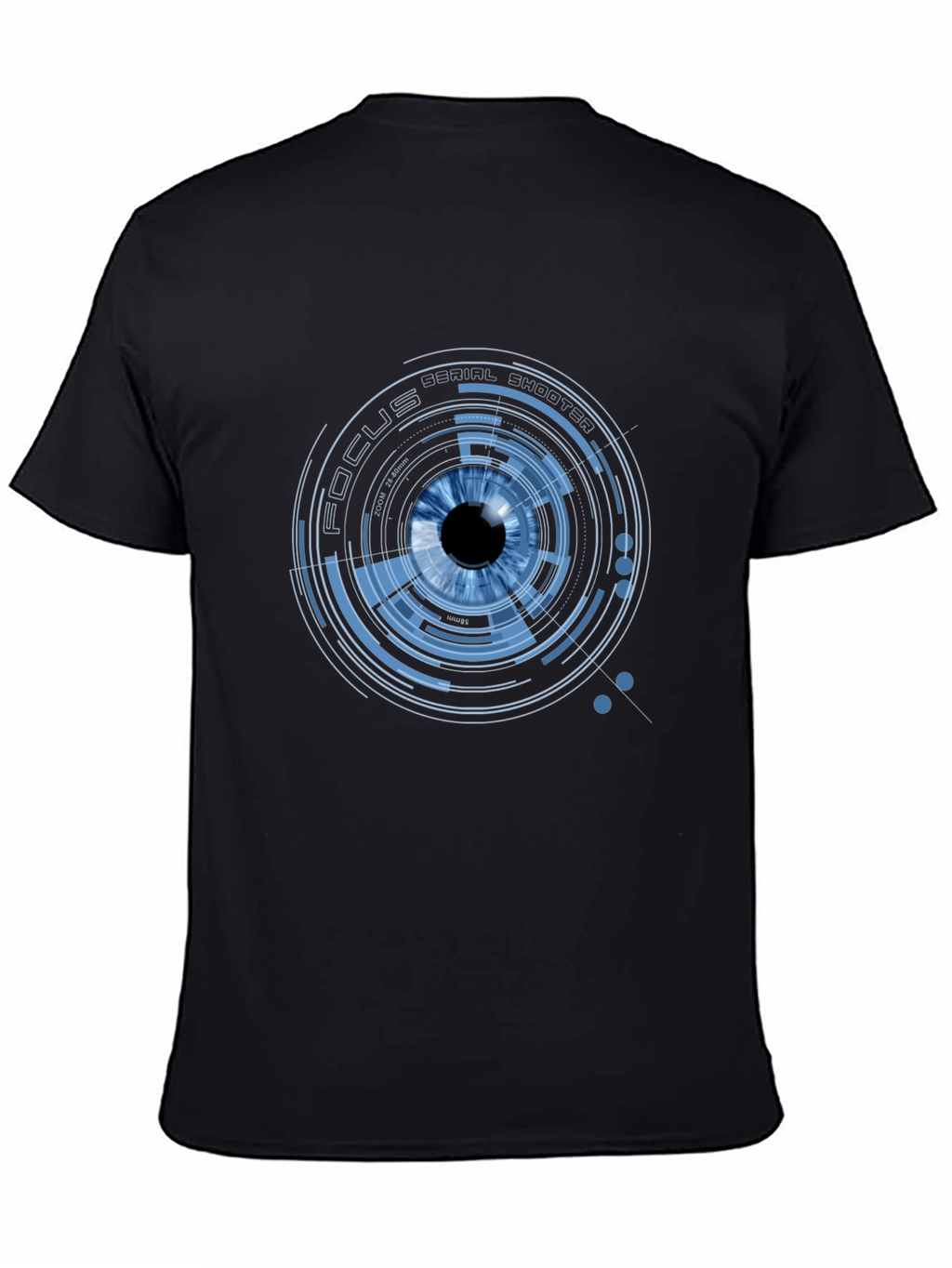Focus Eye Graphic Print Crew Neck T-Shirt