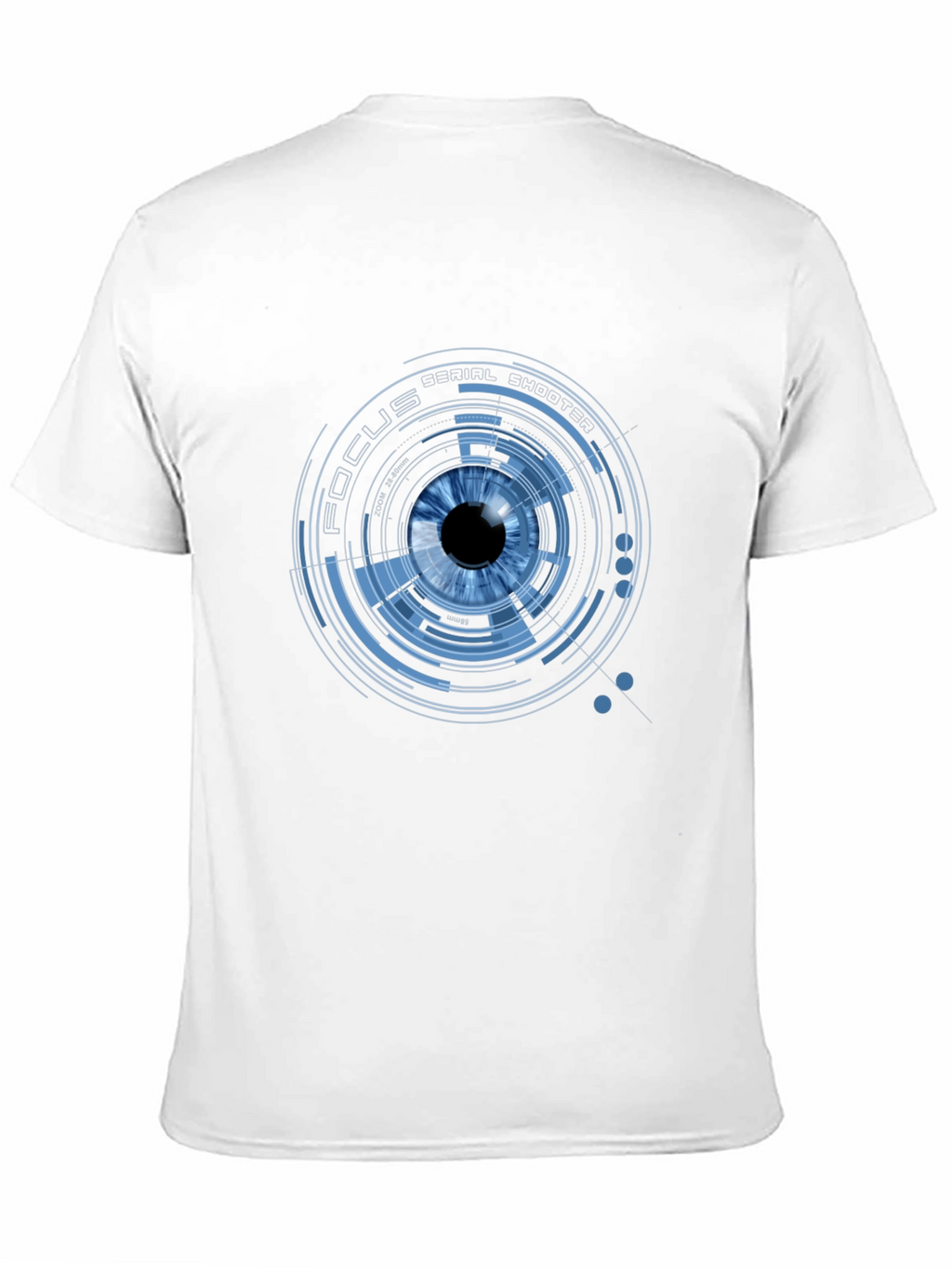 Focus Eye Graphic Print Crew Neck T-Shirt