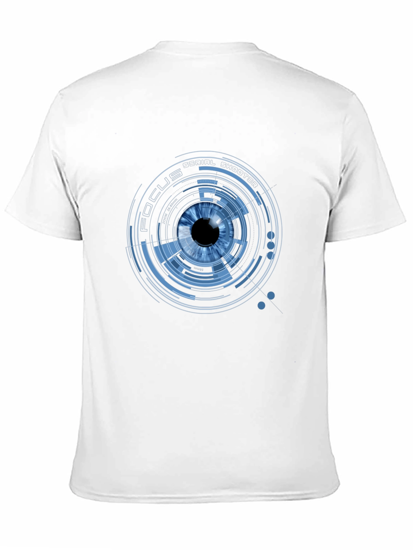 Focus Eye Graphic Print Crew Neck T-Shirt
